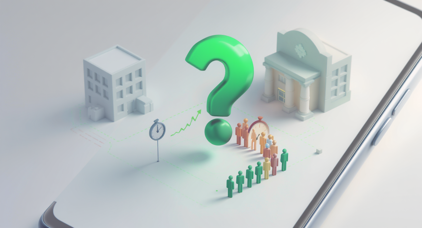 Comment fonctionne le temps d'attente affiché sur iCivic