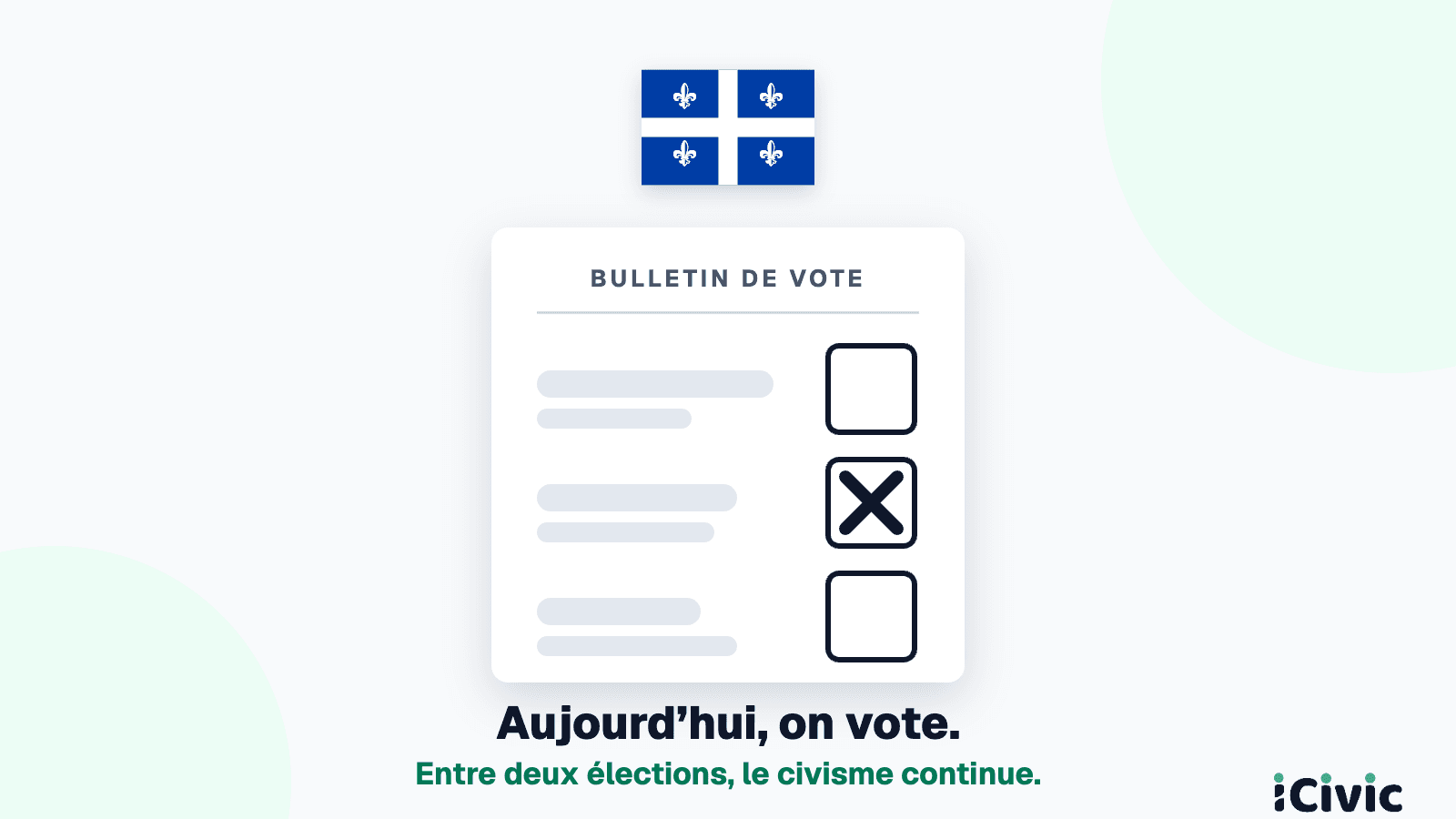 Jour d’élection : le civisme ne s’arrête pas aux urnes